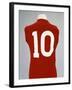 A Red England World Cup Final International Shirt, No.10, Worn by Geoff Hurst in 1966 World Cup…-null-Framed Giclee Print