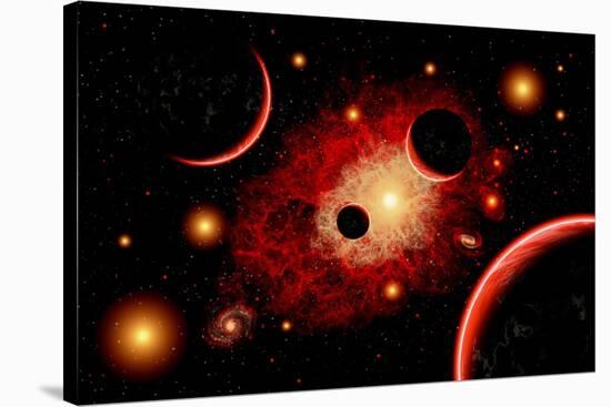 A Red Giant Star System-null-Stretched Canvas