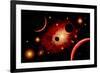 A Red Giant Star System-null-Framed Art Print