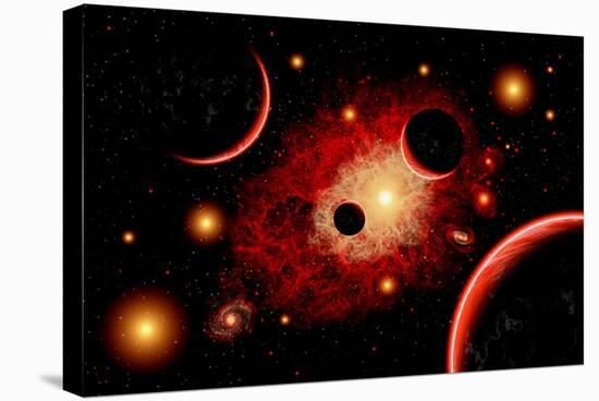 A Red Giant Star System-null-Stretched Canvas