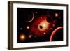 A Red Giant Star System-null-Framed Premium Giclee Print