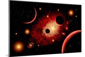 A Red Giant Star System-null-Mounted Premium Giclee Print