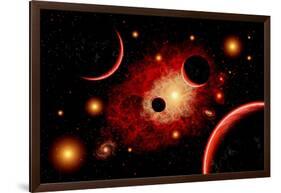 A Red Giant Star System-null-Framed Art Print