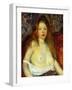 A Red-Haired Model-William James Glackens-Framed Giclee Print