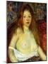 A Red-Haired Model-William James Glackens-Mounted Giclee Print