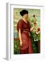 A Red, Red Rose-John William Godward-Framed Giclee Print