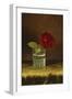 A Red Rose-Martin Johnson Heade-Framed Giclee Print