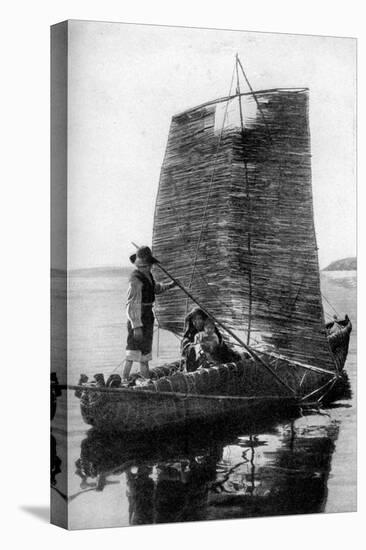 A Reed Balsa Sailing Vessel, Bolivia, 1922-null-Stretched Canvas
