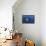 A Reef Manta Ray Swims Past a Coral Reef in the Solomon Islands-Stocktrek Images-Framed Stretched Canvas displayed on a wall