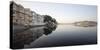 A Reflected View of Lake Pichola and the Famous Floating Lake Palace in Udaipur, India-Erik Kruthoff-Stretched Canvas