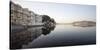 A Reflected View of Lake Pichola and the Famous Floating Lake Palace in Udaipur, India-Erik Kruthoff-Stretched Canvas