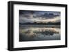 A Reflective Sunset on Praia Itamambuca, Ubatuba, Brazil-Alex Saberi-Framed Photographic Print