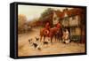 A Refresher at the Dragon-Heywood Hardy-Framed Stretched Canvas