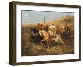 A Regal Procession-Adolf Schreyer-Framed Giclee Print