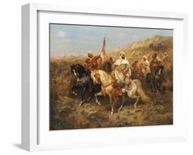 A Regal Procession-Adolf Schreyer-Framed Giclee Print