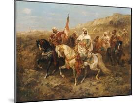 A Regal Procession-Adolf Schreyer-Mounted Giclee Print