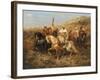 A Regal Procession-Adolph Schreyer-Framed Giclee Print