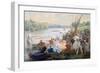 A Regatta at Asnieres During the Second Empire, C1868-1905-Antony Paul Emile Morlon-Framed Giclee Print