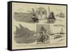 A Regatta at Bombay-null-Framed Stretched Canvas