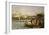 A Regatta, Geneva-Frederic Dufaux-Framed Giclee Print