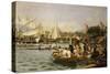 A Regatta, Geneva-Frederic Dufaux-Stretched Canvas