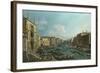 A Regatta on the Grand Canal, C. 1740-Canaletto-Framed Giclee Print