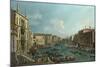 A Regatta on the Grand Canal, C. 1740-Canaletto-Mounted Giclee Print