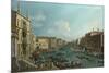 A Regatta on the Grand Canal, C. 1740-Canaletto-Mounted Giclee Print