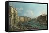 A Regatta on the Grand Canal, C. 1740-Canaletto-Framed Stretched Canvas