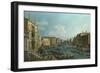 A Regatta on the Grand Canal, C. 1740-Canaletto-Framed Giclee Print