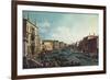 A Regatta on the Grand Canal-Canaletto-Framed Premium Giclee Print