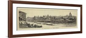 A Regatta on the Tiber-null-Framed Giclee Print