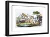 A Regency Farmyard-null-Framed Giclee Print