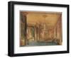 A Regency Interior, 1819-Robert Hughes-Framed Giclee Print