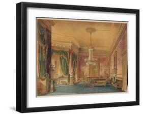 A Regency Interior, 1819-Robert Hughes-Framed Giclee Print