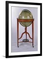 A Regency Terrestrial Library Globe on Mahogany Stand, 1806 (Mixed Media)-English-Framed Giclee Print