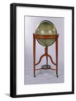 A Regency Terrestrial Library Globe on Mahogany Stand, 1806 (Mixed Media)-English-Framed Giclee Print