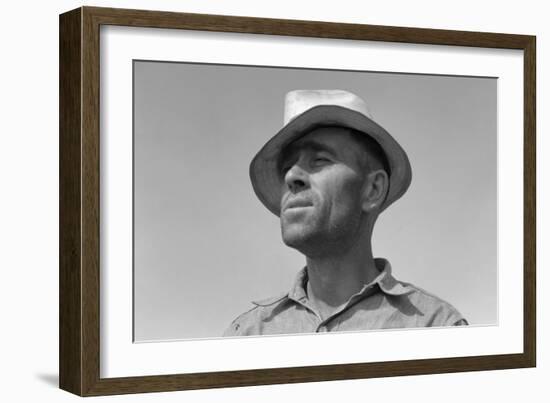 A Rehabilitation Client-Dorothea Lange-Framed Art Print