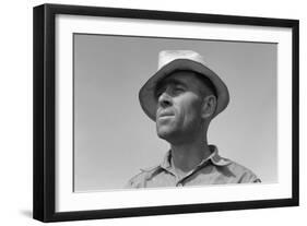 A Rehabilitation Client-Dorothea Lange-Framed Art Print