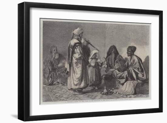 A Rehearsal, Cairo-Carl Haag-Framed Giclee Print