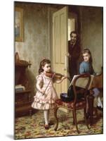 A Rehearsal on the Sly, 1875-Ernest Gustave Girardot-Mounted Giclee Print