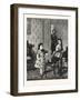 A Rehearsal on the Sly, Girl, Girls, Violin, Music, Piano, Room, Interior, 1876, Uk-null-Framed Giclee Print