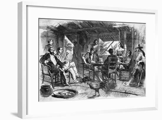 A Relaxed Group of People-null-Framed Giclee Print