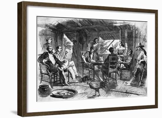 A Relaxed Group of People-null-Framed Giclee Print