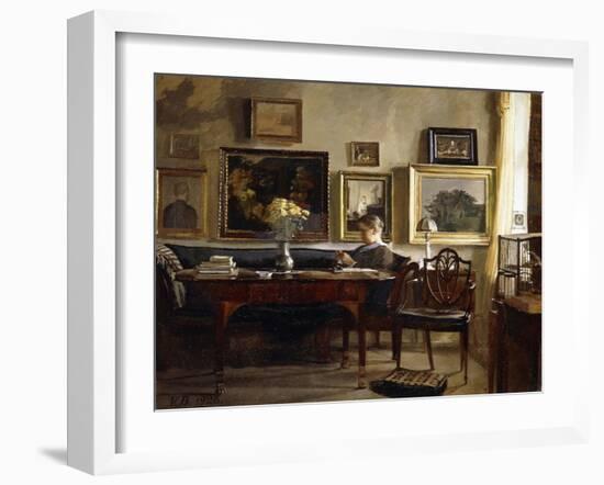 A Relaxing Moment-Gustav-Villhelm Blom-Framed Giclee Print