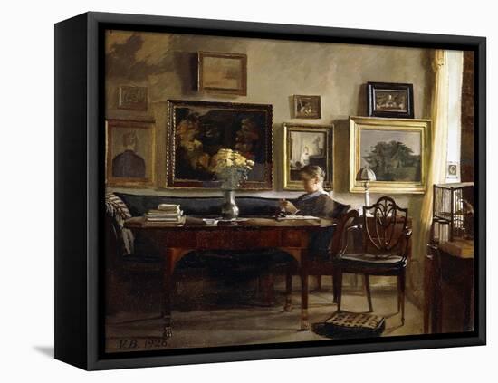 A Relaxing Moment-Gustav-Villhelm Blom-Framed Stretched Canvas