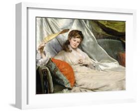 A Relaxing Moment-Eduardo-leon Garrido-Framed Giclee Print