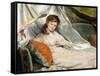A Relaxing Moment-Eduardo-leon Garrido-Framed Stretched Canvas