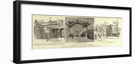 A Relic of Old London-null-Framed Giclee Print