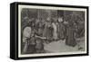 A Religious Custom in Thibet, Lepchi Priests Dressed for a Festival-Charles Edwin Fripp-Framed Stretched Canvas